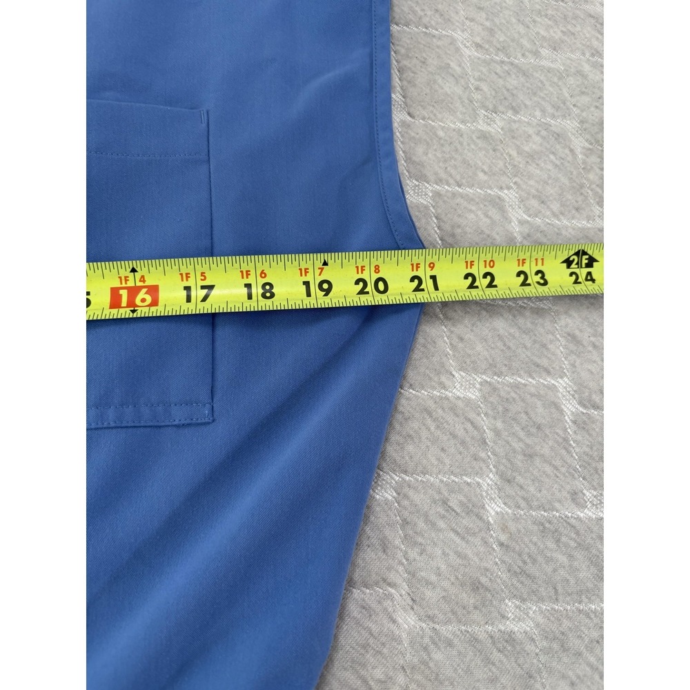 Figs Women's Light Blue Short Sleeve Medical Jumpsuit Romper - Picture 11 of 11